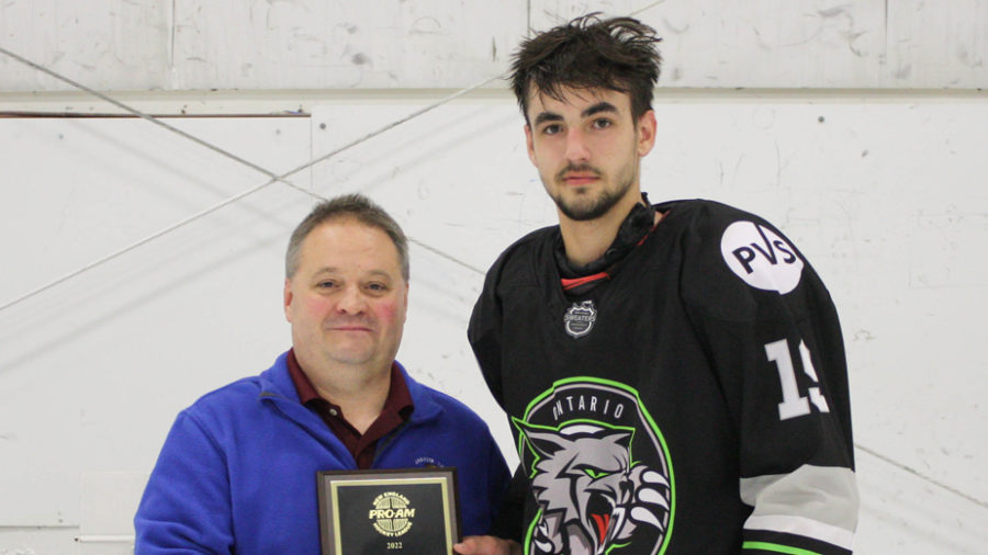 2022 Sr. Chowder Cup Jr. A All-Tournament Most Valuable Player: Connor Haynes (Ontario Wolfpack)