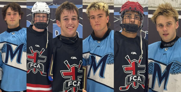 2026 Chowder Cup College Open All-Tourney Team: Maddox Laro (F), Preston Handy (F), Zeke Kluegg (F), Logan Miller (D), Caleb Ivers (D) and Jonah Vander Hooven (G)